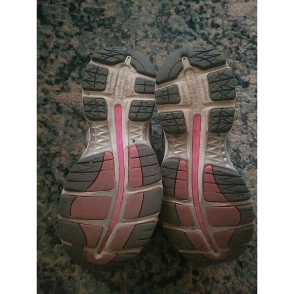 Asics Gel Nimbus 18 IGC Guidance Line Running Shoes Pink Grey Women Size 8 (25) - Picture 16 of 16